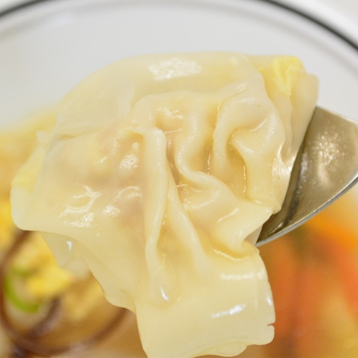 <袋ラーメン(塩)>これがほんとのワンタン麺